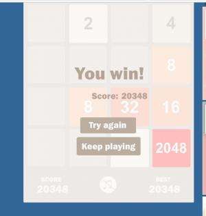 Отчёт от 7119 за Микроигры / 2048 - Учимся играть