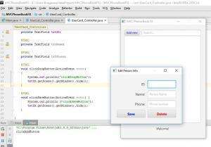 Отчёт от 7119 за MVC и JavaFX / View - Работа с двумя формами