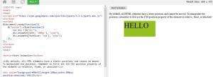 Отчёт от 7119 за Знакомство с jQuery / Эффекты анимации, продолжение