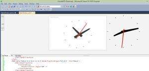Отчёт от 7119 за WPF Clocks / Стрелочные часы