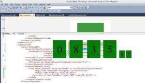 Отчёт от 7119 за WPF Clocks / Перекидные часы. Без пяти пять.