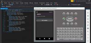 Отчёт от 7119 за C# Android / Размещение экранных форм в дизайнере