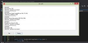 Отчёт от 7119 за API поиска работы / Свободный поиск по вакансиям