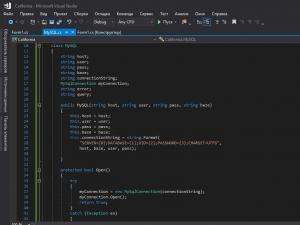 Отчёт от 7119 за БД - Управление гостиницей / Класс MySQL. Драйвер и конструктор.