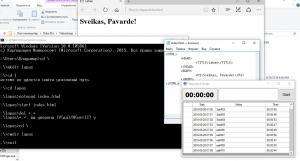 Отчёт от 7119 за Tinklavimas / Простейшая HTML страница