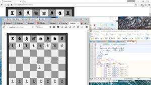 Отчёт от 7119 за НаноШахматы / JavaScript - Посадку давай!