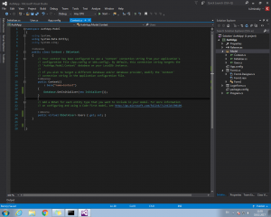 Отчёт от 7238 за Entity Framework / Подключение БД по методу CodeFirst