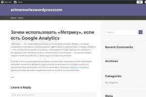 Отчёт от 7297 за Инфобизнес / WordPress