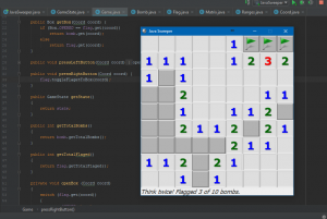 Отчёт от 7308 за Java Sweeper / Телеграмма о флажках