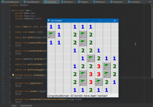 Отчёт от 7308 за Java Sweeper / Финальный аккорд