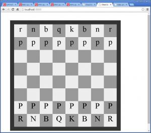 Отчёт от 7486 за НаноШахматы / PHP - Массив для фигур