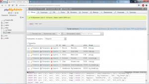Отчёт от 7541 за Интернет-магазин / phpMyAdmin