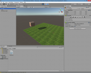 Отчёт от 767 за Unity 3D / Первая сцена