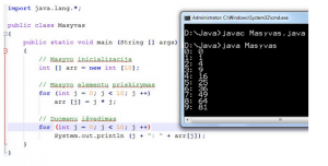 Отчёт от 7684 за J9. Массивы / ARRAY - Целый массив