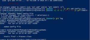 Отчёт от 7696 за Singleton / Singleton - Config - Git commit