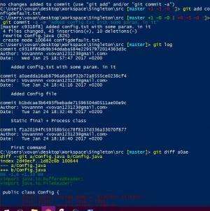 Отчёт от 7696 за Singleton / Singleton - Config - Git default