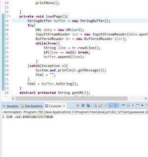 Отчёт от 7696 за Template method / Template Method - Web Parser - Currency