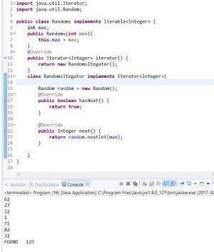 Отчёт от 7696 за Iterator / Iterator - Random