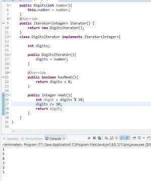Отчёт от 7696 за Iterator / Iterator - Digits