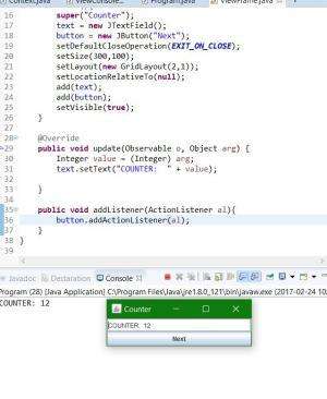 Отчёт от 7696 за MVC шаблон / MVC - Counter - ViewFrame