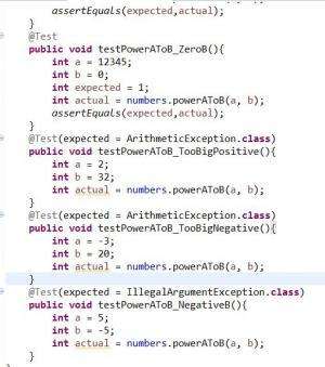 Отчёт от 7696 за Тестирование / JUnit - Powerable