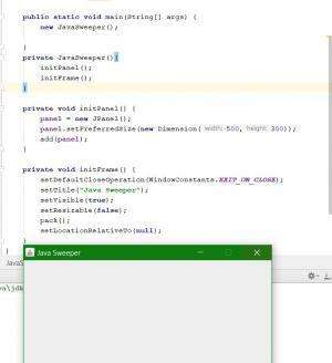 Отчёт от 7696 за Java Sweeper / Раздельная инициализация