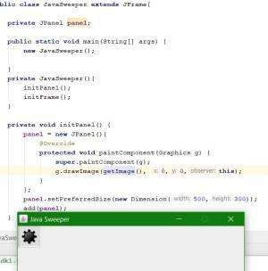 Отчёт от 7696 за Java Sweeper / Загрузка и отображение