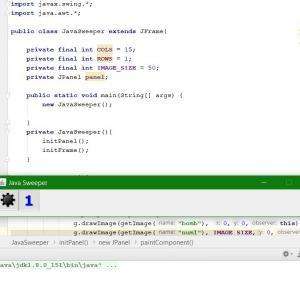 Отчёт от 7696 за Java Sweeper / Константные размеры