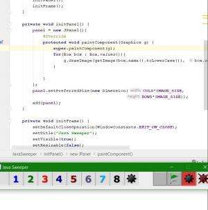 Отчёт от 7696 за Java Sweeper / Первый цикл