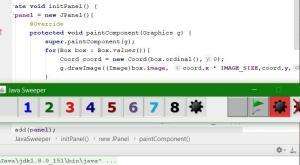 Отчёт от 7696 за Java Sweeper / Наши координаты