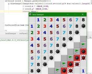 Отчёт от 7696 за Java Sweeper / Радуга картинок