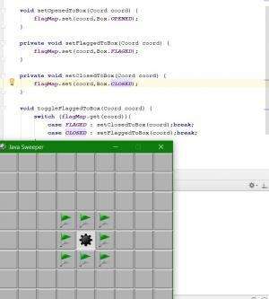 Отчёт от 7696 за Java Sweeper / Смена флагов