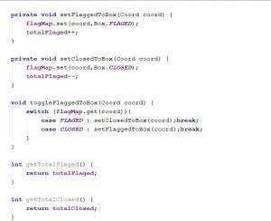Отчёт от 7696 за Java Sweeper / Учёт зарытых флагов