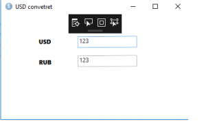 Отчёт от 791 за Простой WPF  / WPF. Конвертер валюты. Макет программы