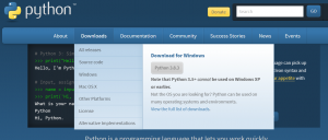 Отчёт от 791 за ООП на Python3 / Установка python