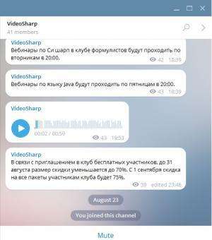 Отчёт от 7980 за Демо софт / Вам телеграмма!