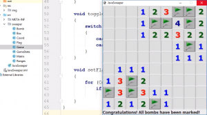 Отчёт от 8118 за Java Sweeper / День Победы!