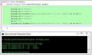 Отчёт от 8275 за J4. Типы / TYPE - Непримитивный тип String