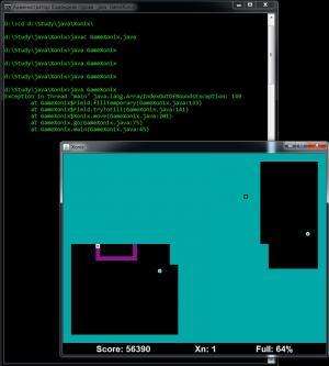 Отчёт от 8275 за Game Xonix / Поиграем?