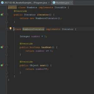 Отчёт от 8275 за Iterator / Iterator - Numbers - Inner class