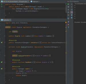 Отчёт от 8275 за Iterator / Iterator - Digits