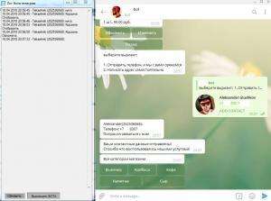 Отчёт от 8275 за API Telegram / Корзина. Результат