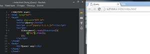 Отчёт от 8275 за Знакомство с jQuery / Синтаксис и простейший пример
