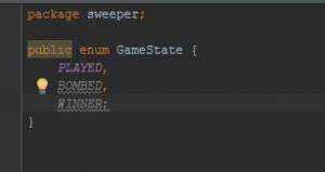 Отчёт от 8275 за Java Sweeper / Недетские состояния