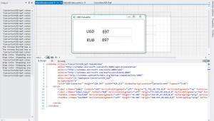Отчёт от 8275 за Простой WPF  / WPF. Конвертер валюты. Макет программы