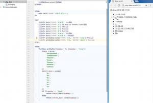 Отчёт от 8275 за PHP Повелитель дат / Неделя по-русски
