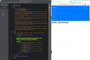 Отчёт от 8275 за Bootstrap-4 первые шаги / Верная навигация