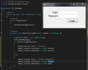 Отчёт от 8275 за Entity Framework / Создание приложения