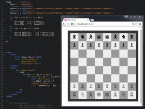 Отчёт от 8275 за НаноШахматы / PHP - Массив для фигур