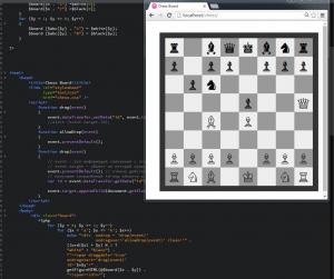 Отчёт от 8275 за НаноШахматы / JavaScript - Завершение хода
